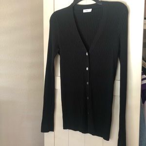 Vince V neck Button up Sweater